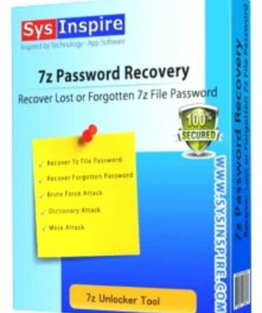 avatar SysInspire 7z Password Recovery Software